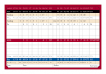 golf score card