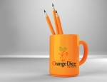 Orange Dice