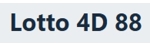 Lotto 4D 88