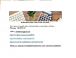 Mathematics Online (remote) Tutors (teachers)