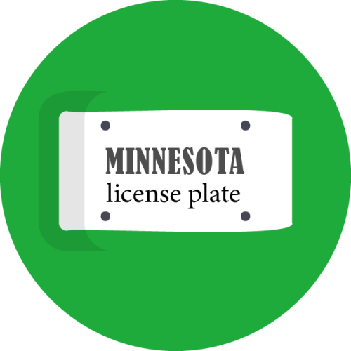 Minnesota License Plate