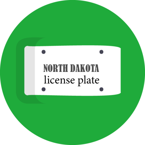 North Dakota License Plate