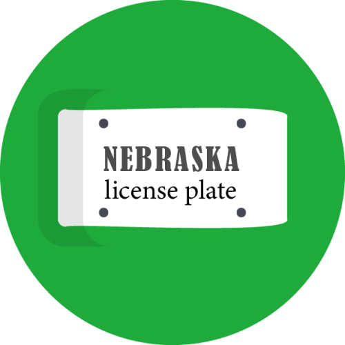 Nebraska License Plate