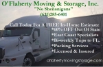 O'flaherty Moving &amp; Storage Inc