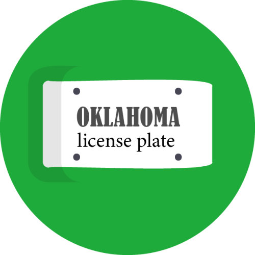 Oklahoma License Plate