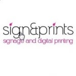 Sign and Prints