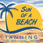 Sun of a beach tanning